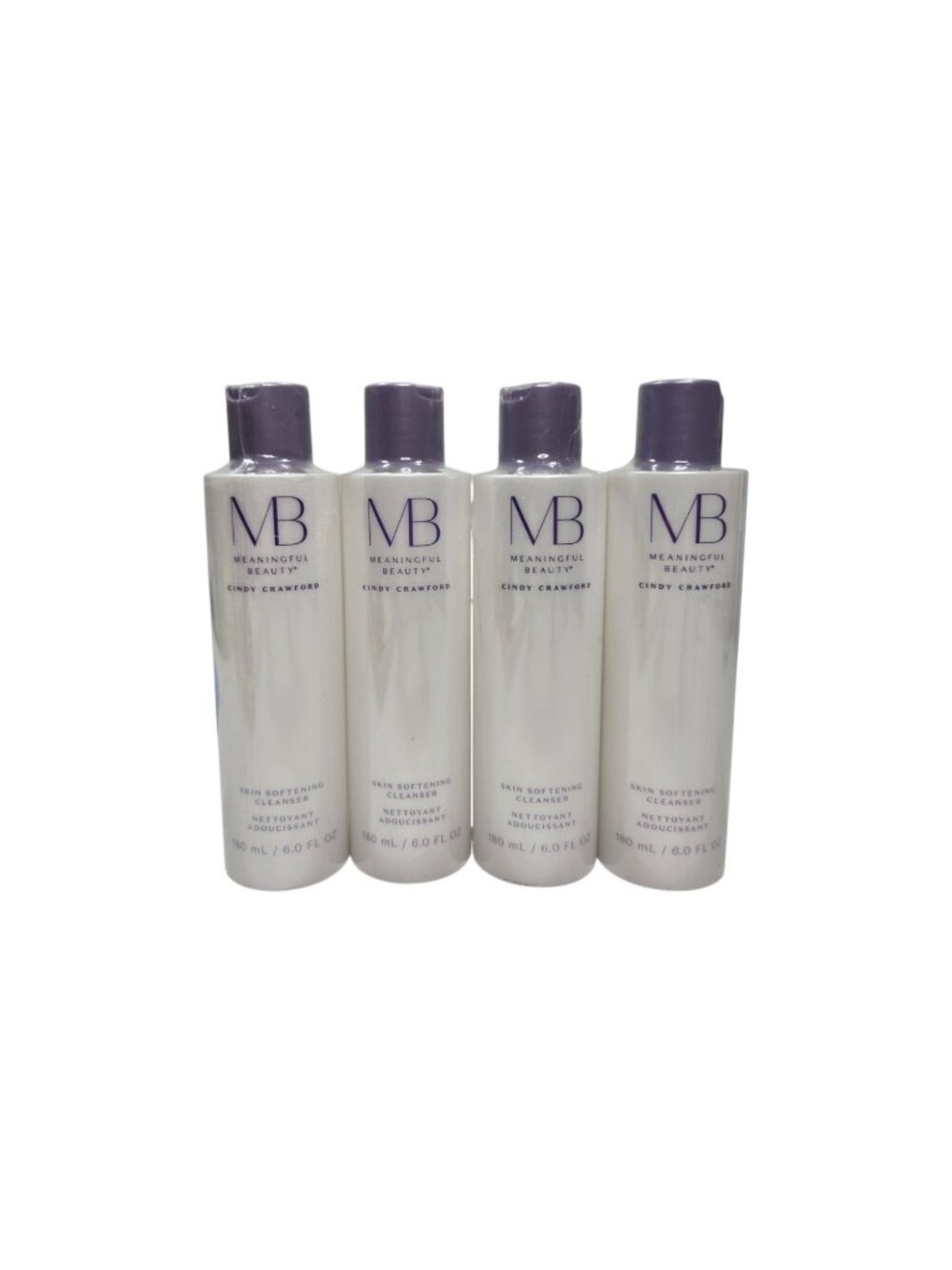 Meaningful Beauty Skin Softening Cleanser Lot of 4 6.0 oz Cindy Crawford SEALED